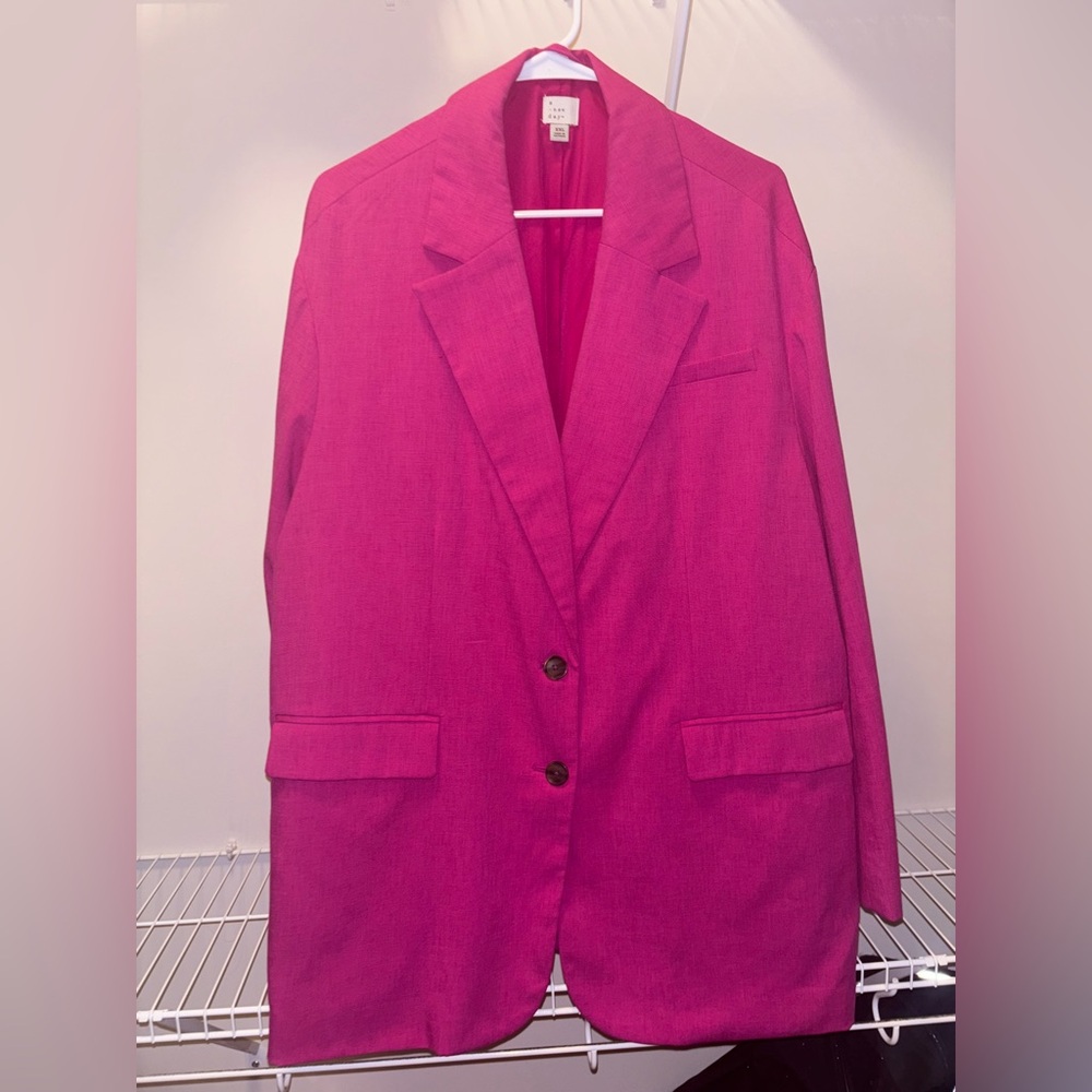 A New Day Vibrant Pink Blazer XXL